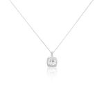Collier Adrienne Or Blanc Oxyde De Zirconium - Colliers Femme | Histoire d&rsquo;Or
