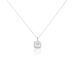 Collier Adrienne Or Blanc Oxyde De Zirconium - Colliers Femme | Histoire d’Or