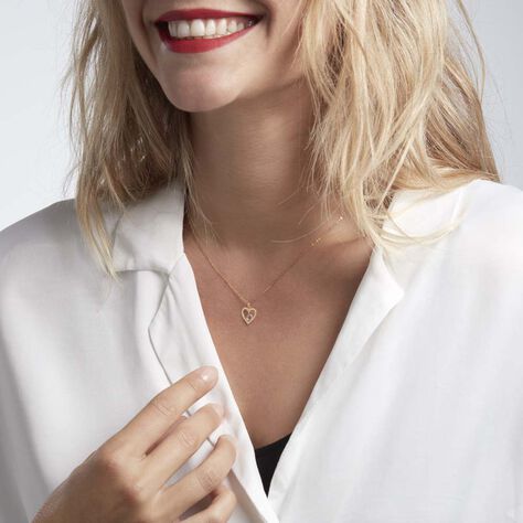 Collier Or Jaune Maximiliane Oxyde De Zirconium - Colliers Femme | Histoire d’Or