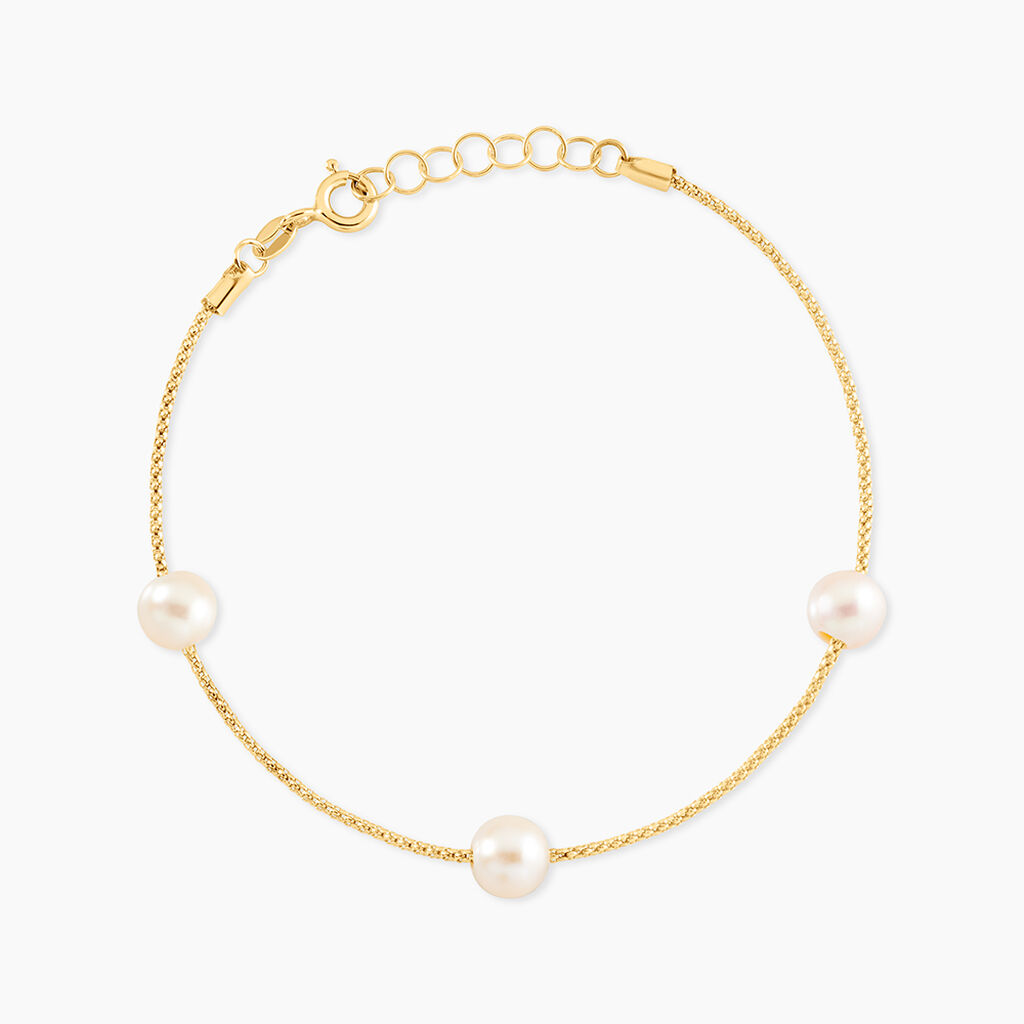 Bracelet Friea Or Jaune Perle De Culture - Bracelets Femme | Histoire d&rsquo;Or