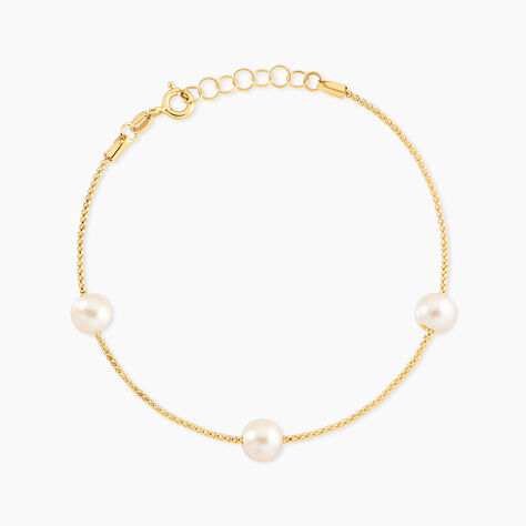 Bracelet Friea Or Jaune Perle De Culture - Bracelets Femme | Histoire d&rsquo;Or