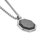 Collier Blake Acier Argent&eacute; - Colliers fantaisie Homme | Histoire d&rsquo;Or