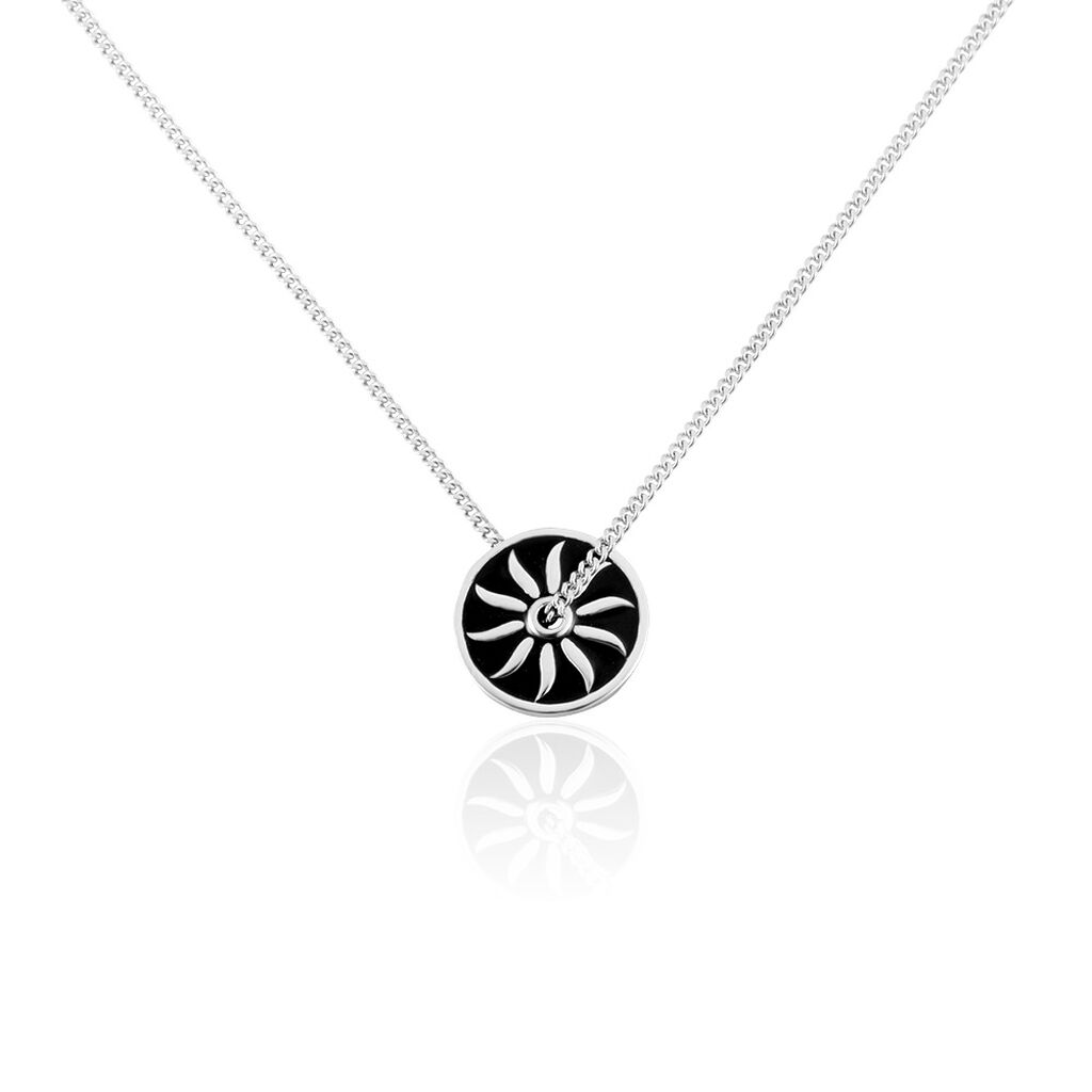 Collier Keenan Argent Blanc - Colliers fantaisie Homme | Histoire d’Or