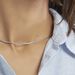 Collier Ivy Maille Haricot Or Blanc - Chaines Femme | Histoire d’Or
