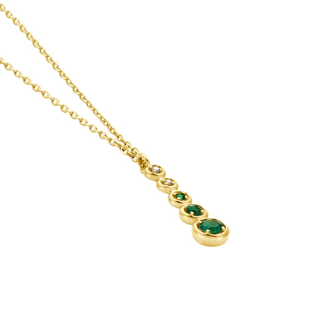 Collier Josephine Or Jaune Emeraude - Colliers Femme | Histoire d’Or