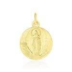 Medaille Or Jaune Vierge - Pendentifs Bapt&ecirc;me Famille | Histoire d&rsquo;Or