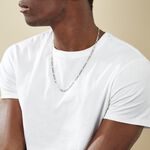 Collier Vivian Argent Blanc - Chaines Homme | Histoire d&rsquo;Or