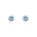 Boucles D'oreilles Puces Argent Blanc Clover Verre Oxydes De Zirconium - Boucles d'oreilles fantaisie Femme | Histoire d’Or
