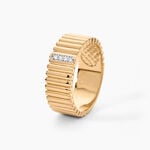Bague Alegria Plaqu&eacute; Or Jaune Oxydes De Zirconium - Bagues avec pierre Femme | Histoire d&rsquo;Or