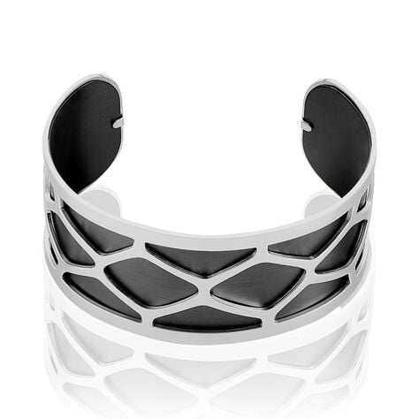 Bracelet Jonc Acier Blanc - Bracelets joncs Femme | Histoire d’Or