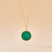 Pendentif Ultane Or Jaune Malachite - Pendentifs Femme | Histoire d’Or
