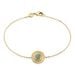 Bracelet Plaqu&eacute; Or Jaune Marcia Aventurine - Bracelets Femme | Histoire d&rsquo;Or