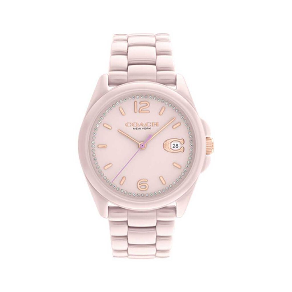 Montre Coach Greyson Rose - Id&eacute;es cadeaux Femme | Histoire d&rsquo;Or