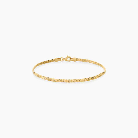 Bracelet Ivy Argent Dor&eacute; A L'Or 750/1000 - Bijoux sans pierre Femme | Histoire d&rsquo;Or