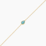 Bracelet Ond&eacute;e Or Jaune Amazonite - Bracelets Femme | Histoire d&rsquo;Or