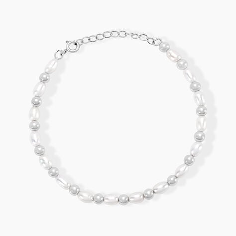Bracelet Argent Bede Perles De Culture - Bracelets Femme | Histoire d&rsquo;Or