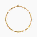 Bracelet Babur Argent Dor&eacute; A L'Or 750/1000 - Bijoux sans pierre Homme | Histoire d&rsquo;Or