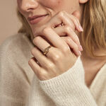 Chevali&egrave;re Cosma Plaqu&eacute; Or Jaune Oxyde De Zirconium - Bagues solitaires Femme | Histoire d&rsquo;Or