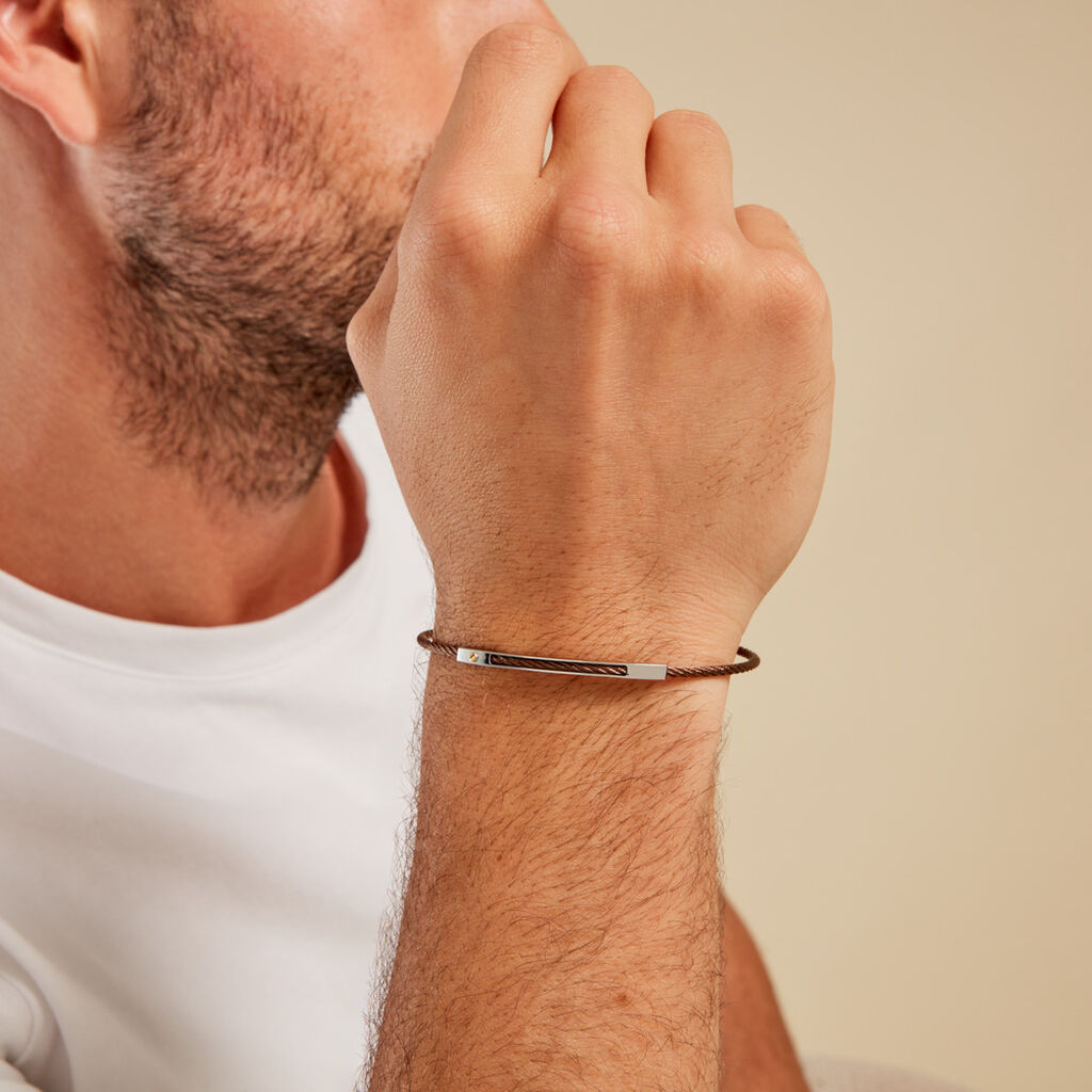Bracelet Royan Acier Tricolore - Bracelets Homme | Histoire d’Or
