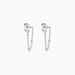 Boucles D'oreilles Pendantes Leent Argent Blanc - Boucles d'oreilles fantaisie Femme | Histoire d’Or