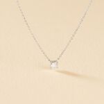 Collier Aphrodite Or Blanc Diamant - Colliers Femme | Histoire d&rsquo;Or