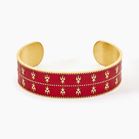 Bracelet Jonc Imagine Solene Acier Jaune - Bracelets joncs Femme | Histoire d&rsquo;Or
