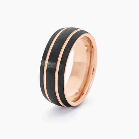 Bague Acier Rose - Bagues fantaisie Homme | Histoire d&rsquo;Or