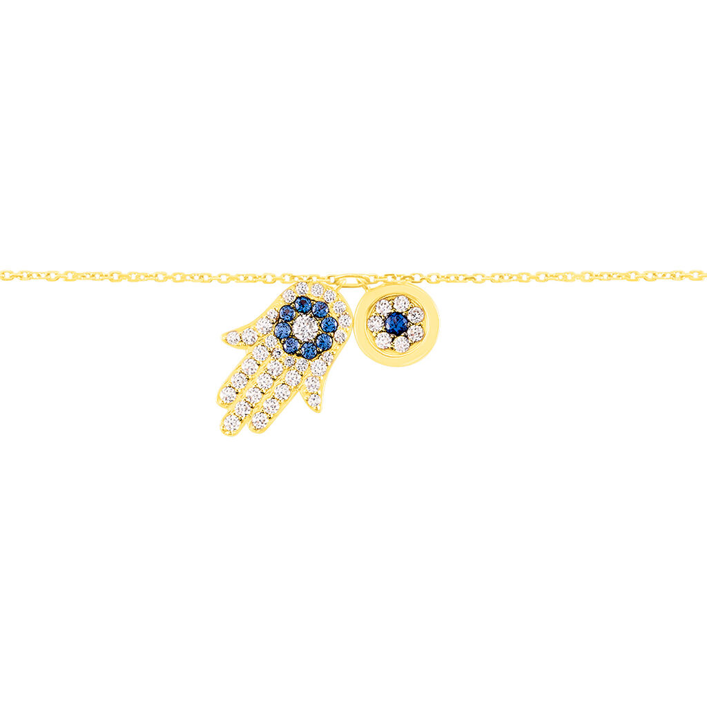 Bracelet Belkiz Or Jaune Oxyde De Zirconium - Bracelets Femme | Histoire d’Or
