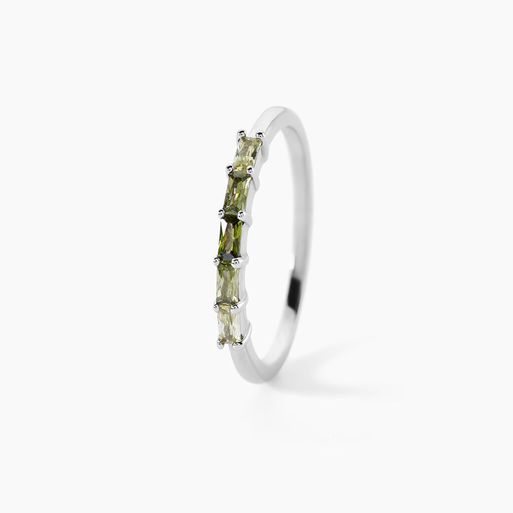 Bague Alexander Argent Blanc Oxyde De Zirconium - Bagues avec pierre Femme | Histoire d&rsquo;Or