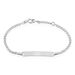 Bracelet Identité Fanelia Or Blanc - Bracelets Communion Enfant | Histoire d’Or
