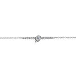 Bracelet Drop Or Blanc Diamant - Bracelets Femme | Histoire d&rsquo;Or