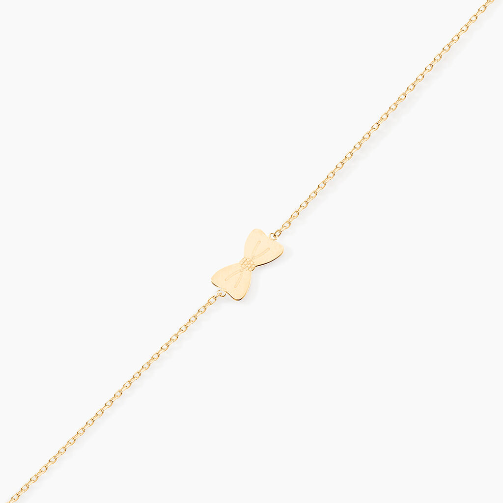 Bracelet Evonne Noeud Or Jaune - Bracelets Enfant | Histoire d&rsquo;Or
