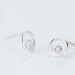 Boucles D'oreilles Puces Fidelia Or Blanc Diamant - Clous d'oreilles Femme | Histoire d’Or