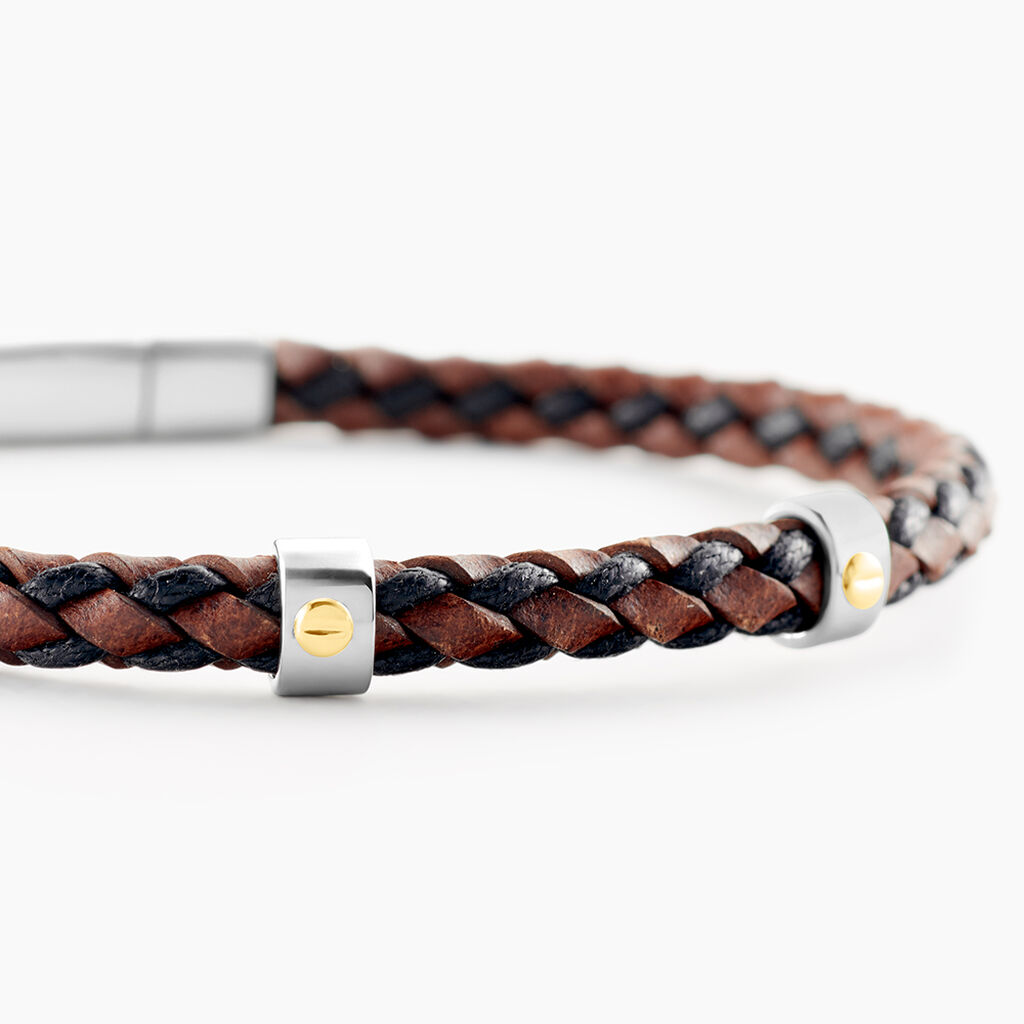 Bracelet Jourdan Dermot Cuir - Nouveautés bijoux Homme | Histoire d’Or