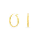 Cr&eacute;oles Udara Or Jaune - Boucles d'oreilles cr&eacute;oles Femme | Histoire d&rsquo;Or