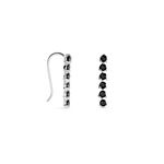 Boucles D'oreilles Grimpantes Gastoun Argent Oxyde - Boucles d'oreilles fantaisie Femme | Histoire d&rsquo;Or