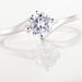 Bague Afsa Argent Blanc Oxyde De Zirconium - Bagues solitaires Femme | Histoire d’Or