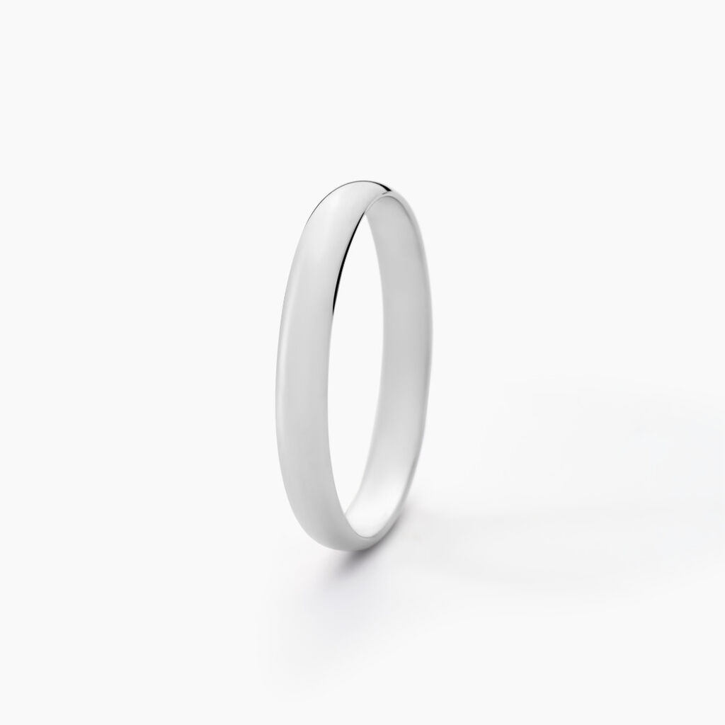 Alliance Meredithe Or Blanc - Alliances Unisex | Histoire d&rsquo;Or