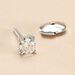 Boucle D'oreille Puce Unitaire Victoria Or Blanc Diamant - Clous d'oreilles Famille | Histoire d’Or
