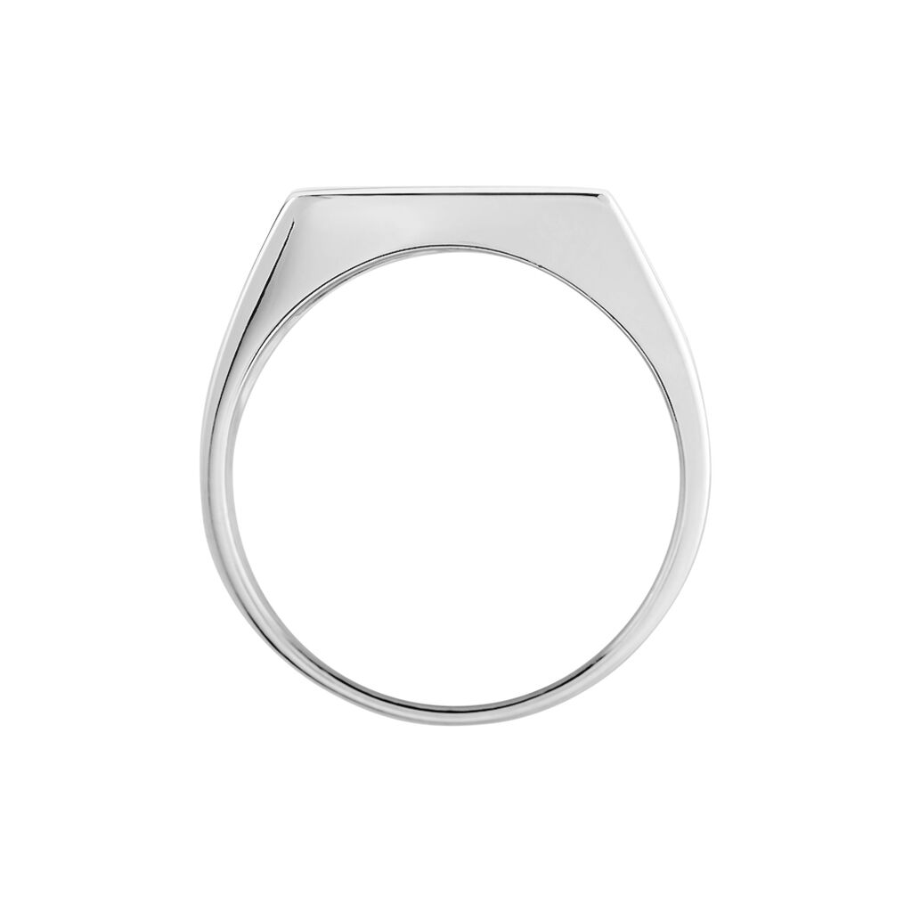 Chevalière Robin Argent Blanc - Chevalières Homme | Histoire d’Or