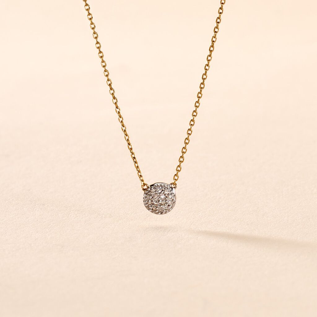 Collier Teani Or Jaune Diamant - Colliers Femme | Histoire d&rsquo;Or