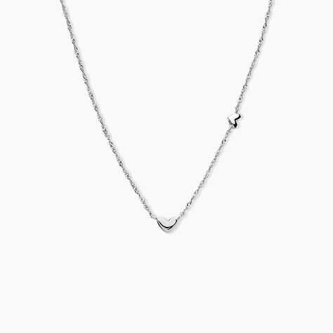 Collier Rosamee Argent Blanc - Colliers fantaisie Femme | Histoire d&rsquo;Or