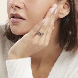 Bague Argent Blanc Agapios Oxydes De Zirconium - Bagues avec pierre Femme | Histoire d’Or