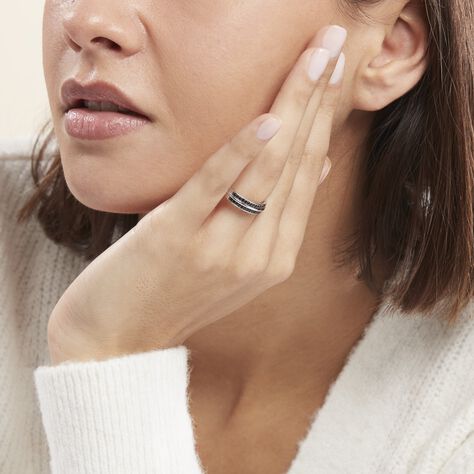 Bague Argent Blanc Agapios Oxydes De Zirconium - Bagues avec pierre Femme | Histoire d’Or