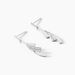 Boucles D'oreilles Pendantes Ainhoa Or Blanc Diamant - Boucles d'oreilles pendantes Femme | Histoire d’Or