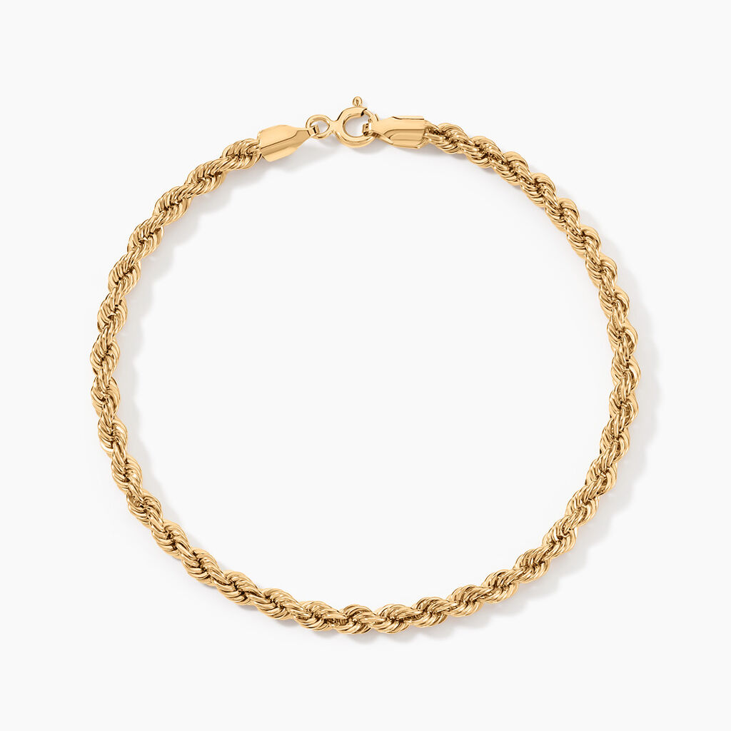 Bracelet Or Jaune Jerry - Bracelets chaîne Femme | Histoire d’Or