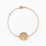 Bracelet Theolina Plaqu&eacute; Or Jaune Oxyde De Zirconium - Bracelets Femme | Histoire d&rsquo;Or