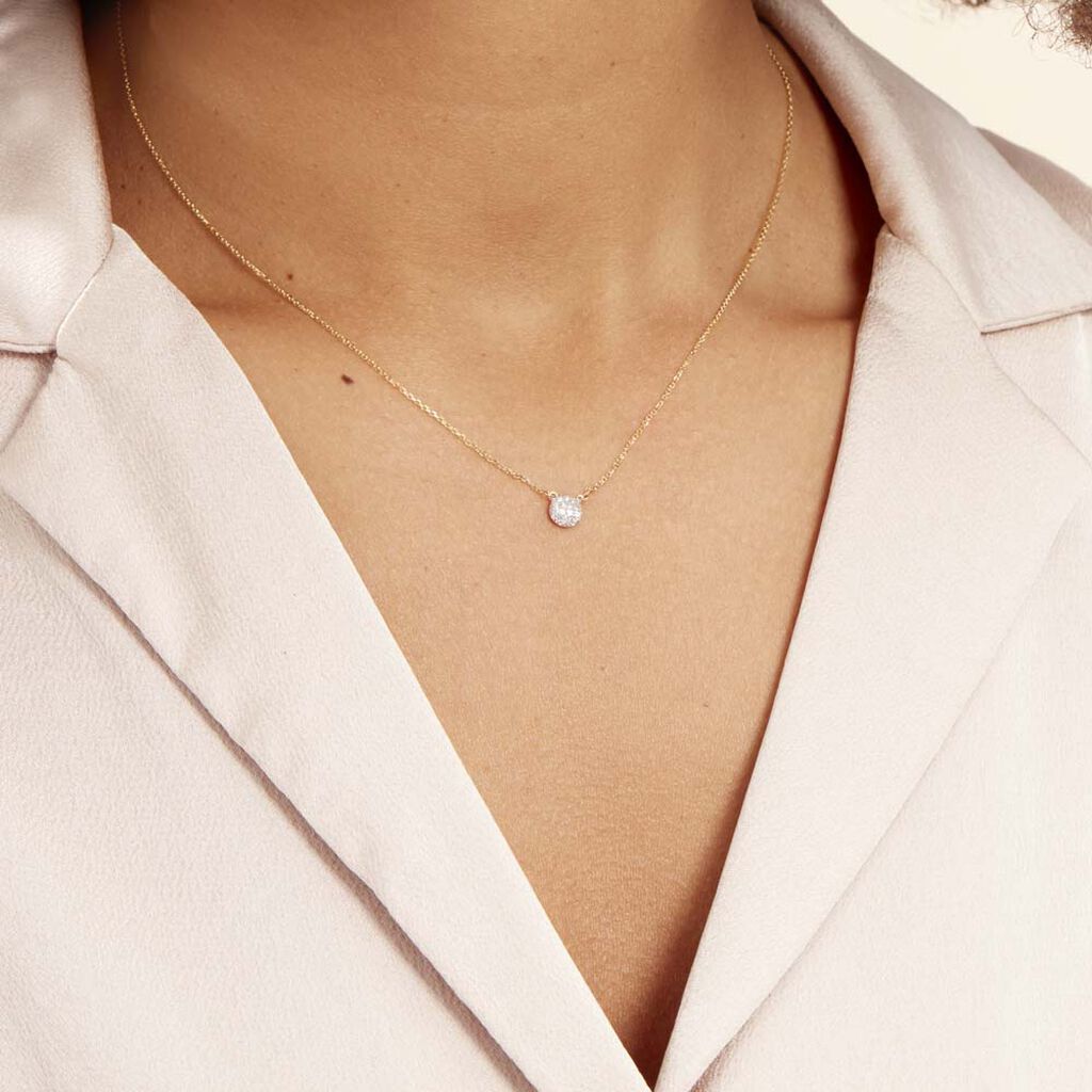 Collier Teani Or Jaune Diamant - Colliers Femme | Histoire d’Or