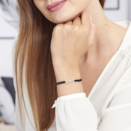 Bracelet Clelia Argent Blanc Oxyde De Zirconium - Bracelets Infini Femme | Histoire d’Or