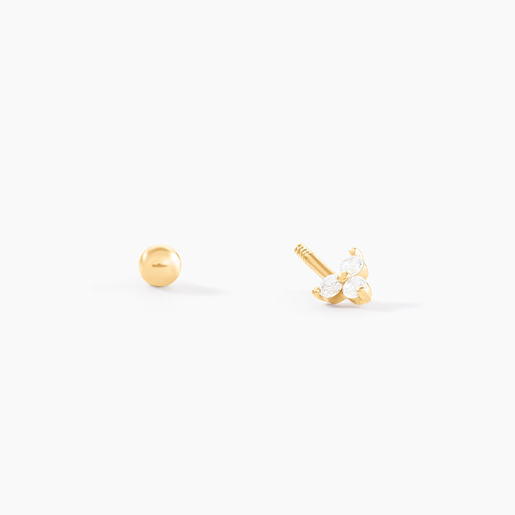 Piercing Filib Or Jaune Oxyde De Zirconium - Bijoux Femme | Histoire d&rsquo;Or